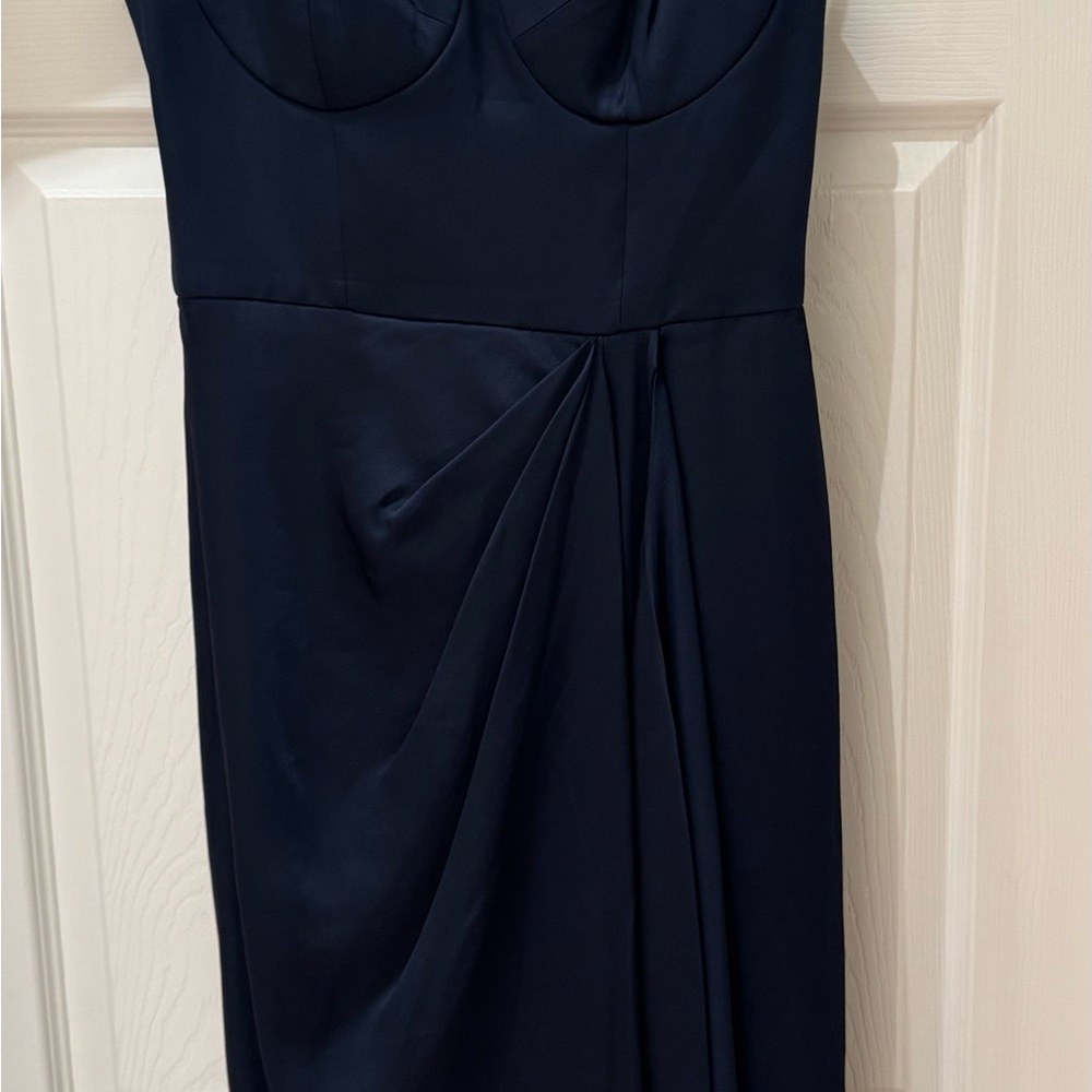 Flor et.al Corset Navy Cocktail Dress